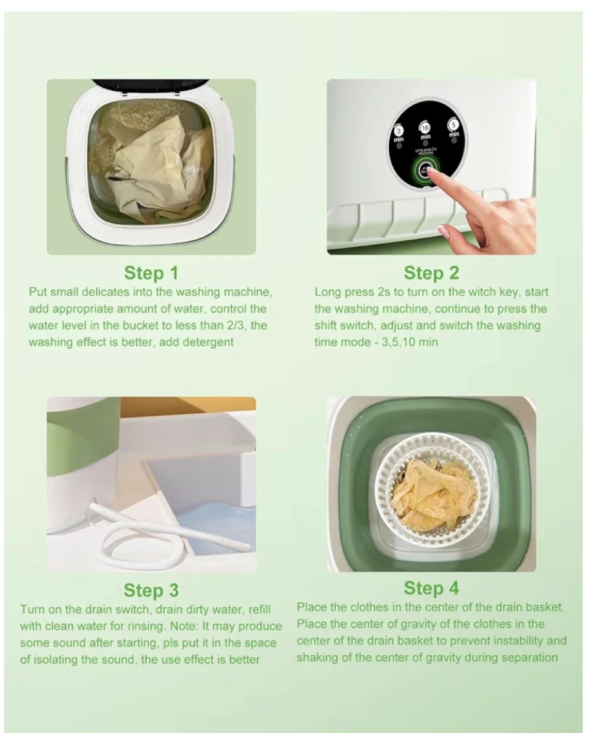 Collapsible Washing Machine 13L Capacity - photo 3