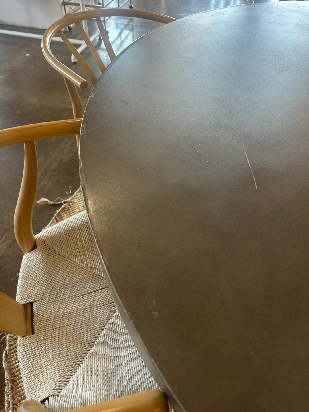 Restoration Hardware Concrete Table - photo 5