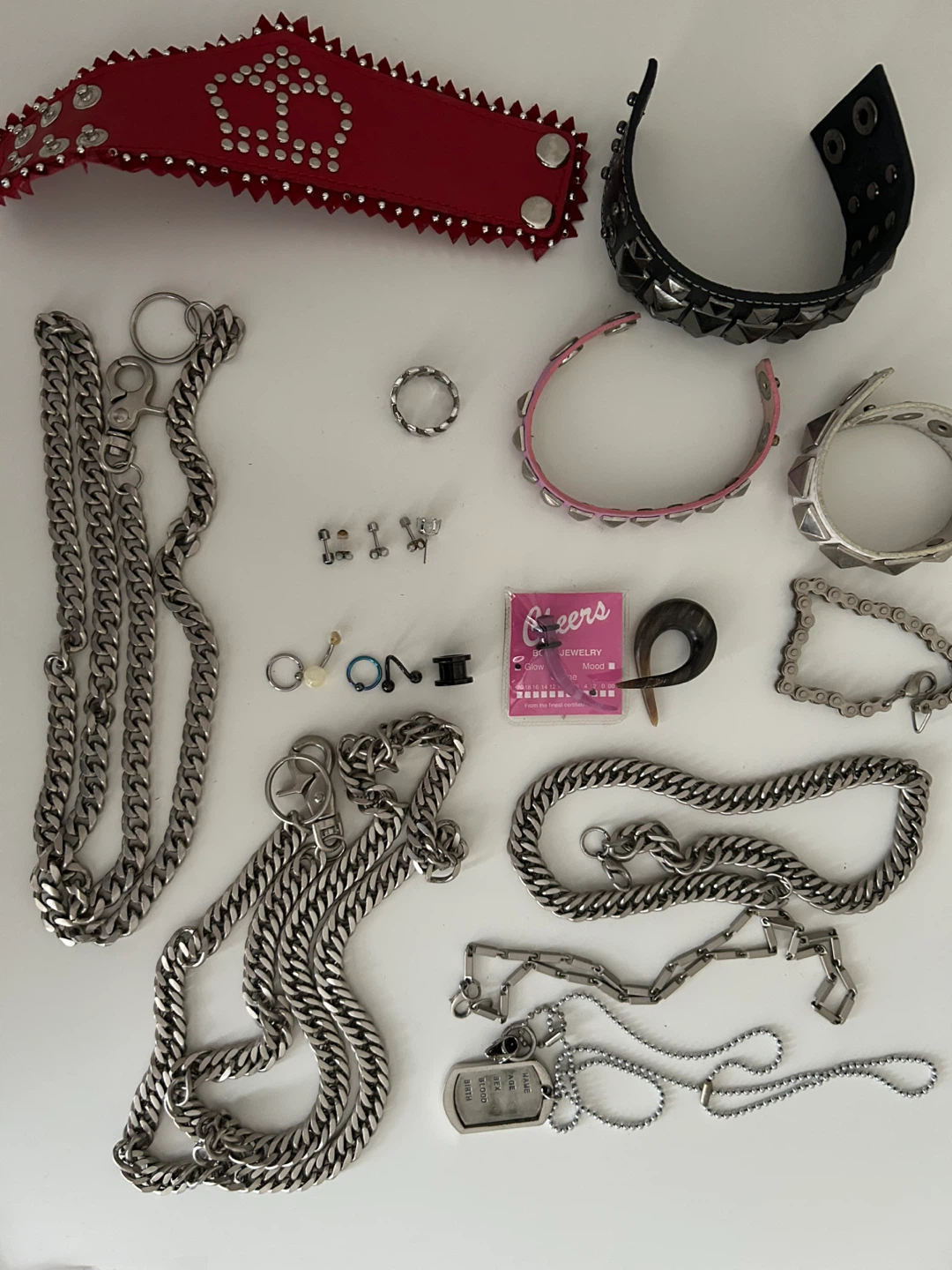 Assorted Punk and Goth Accessories