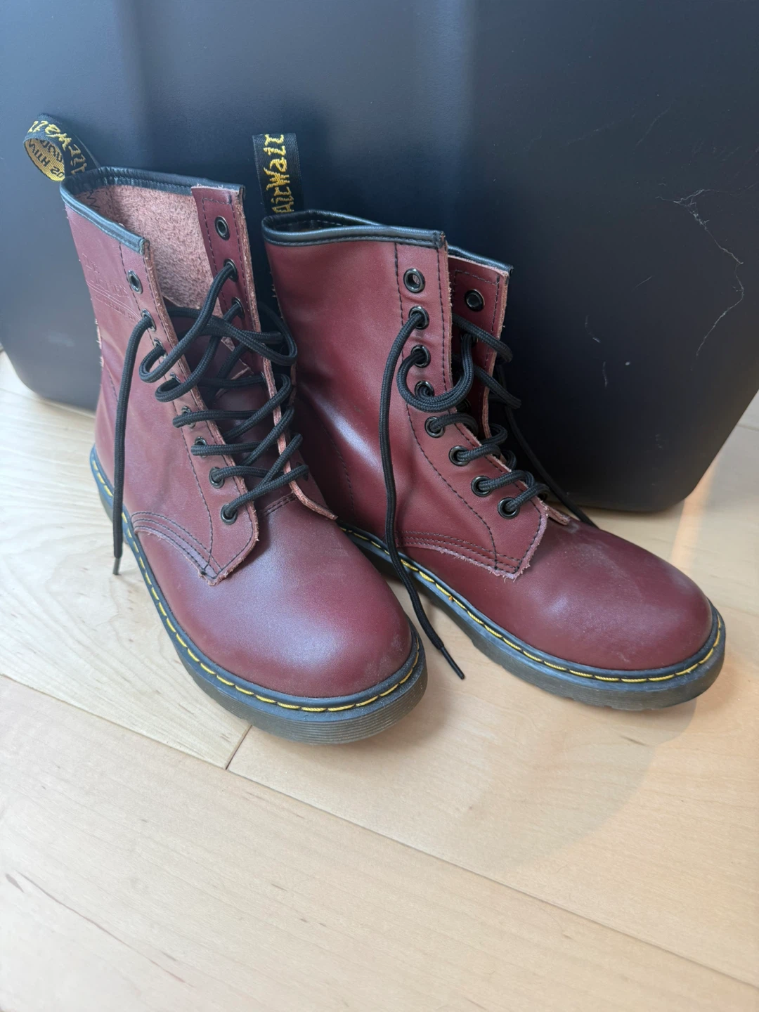 Dr. Martens 1460 Boots - Burgundy Leather