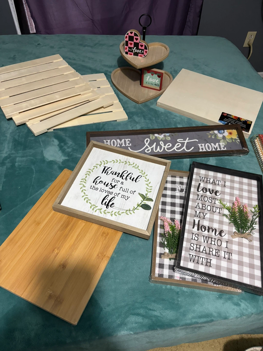 Wooden crafting items For Cricut or painting
