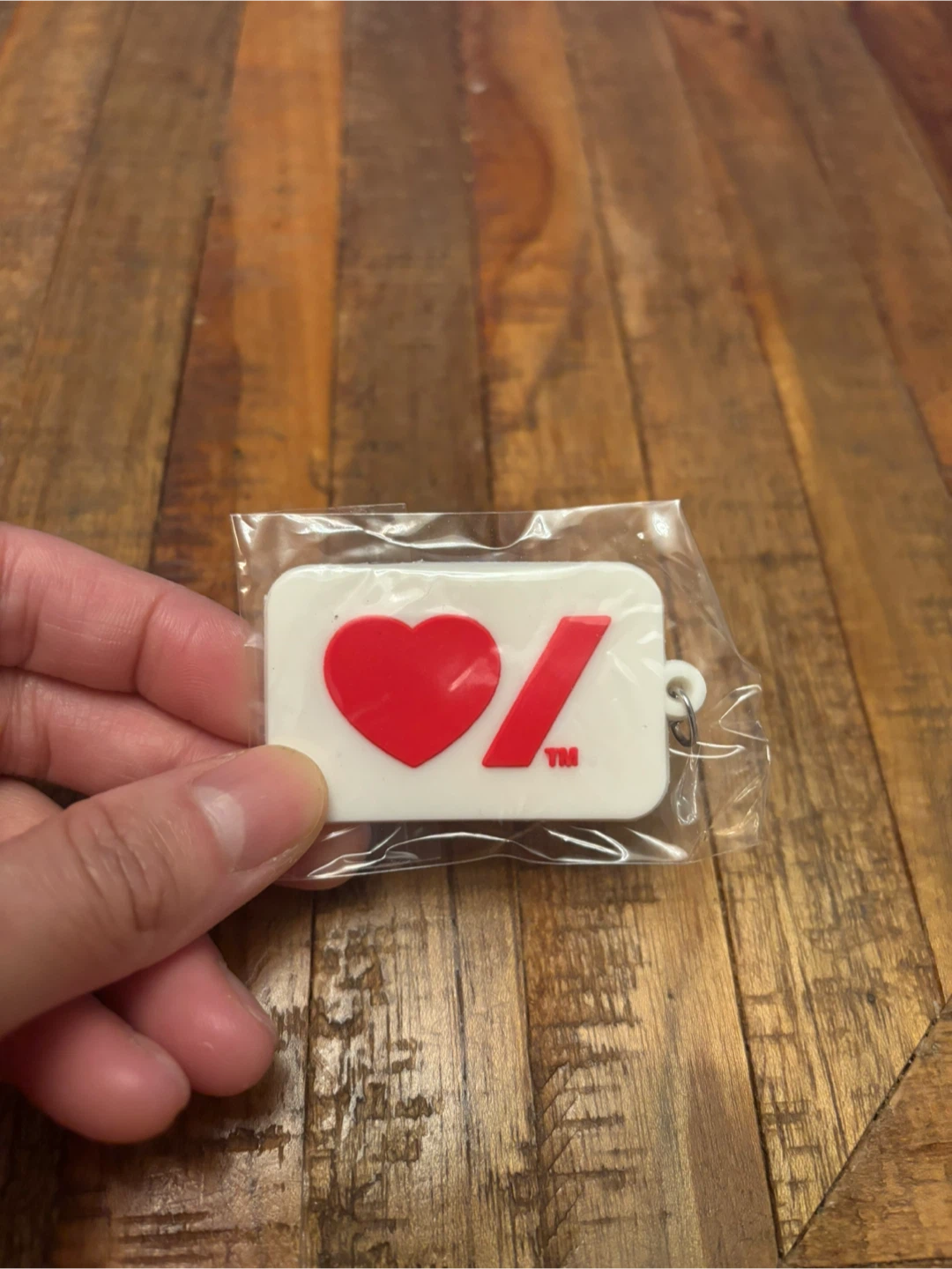 Free heart and stroke key chain