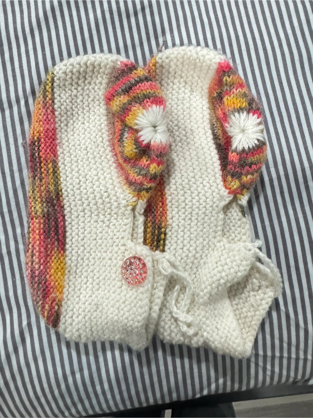 Hand-knitted  Booties (Socks)