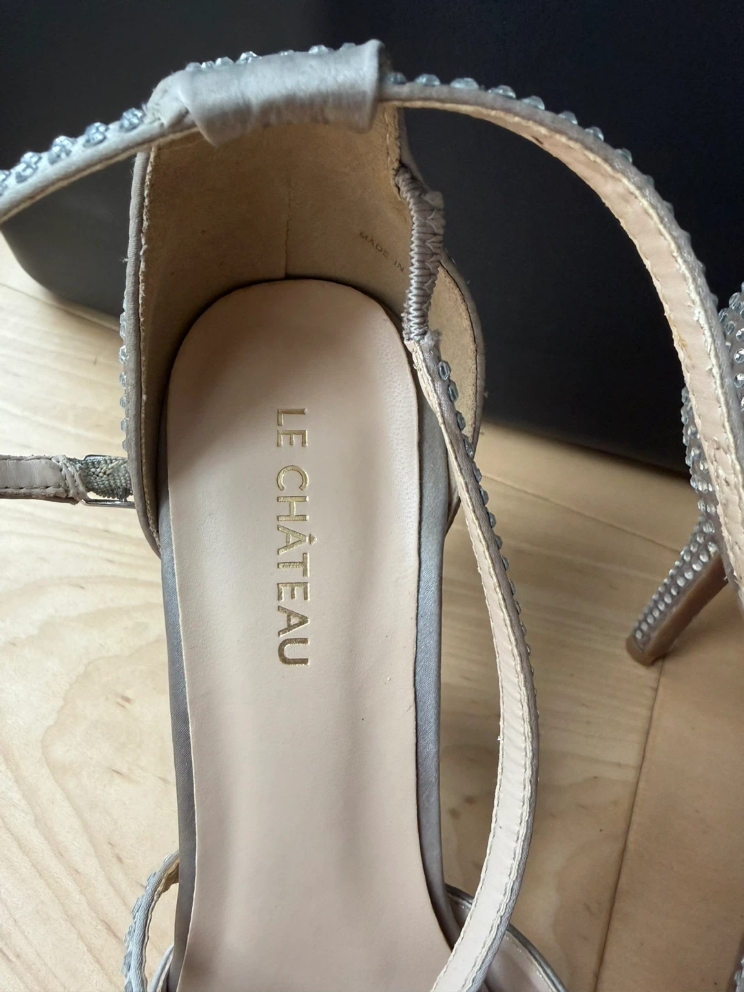 Le Château Sparkly Silver Heels - photo 3