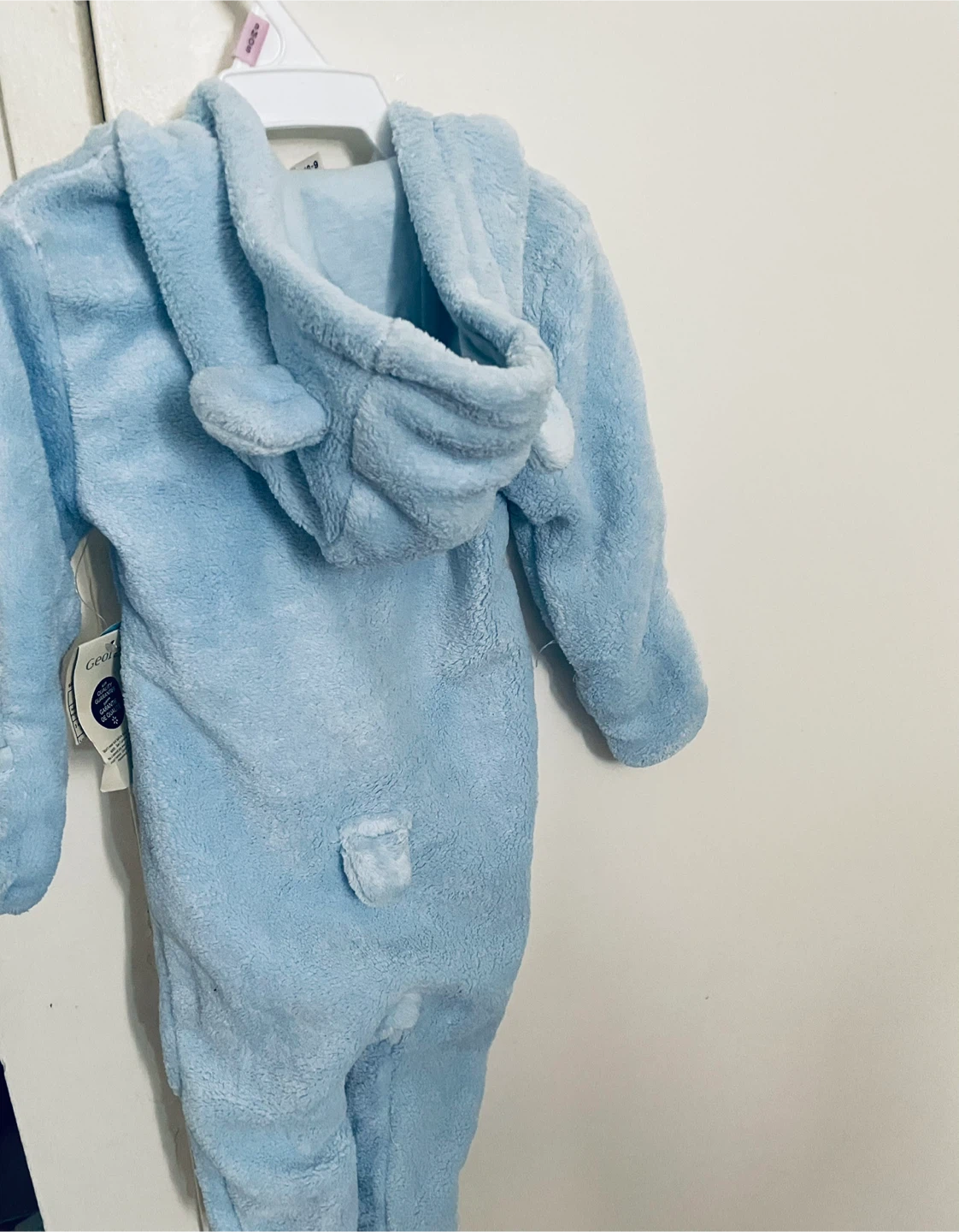 George Baby Blue Fleece Footed Pajamas - photo 2