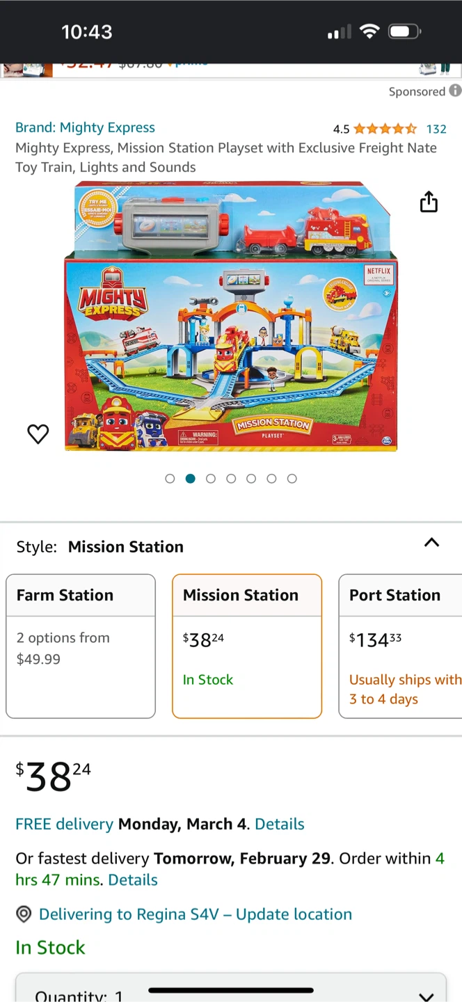 Mighty Express Mission Station Playset Toy - photo 3