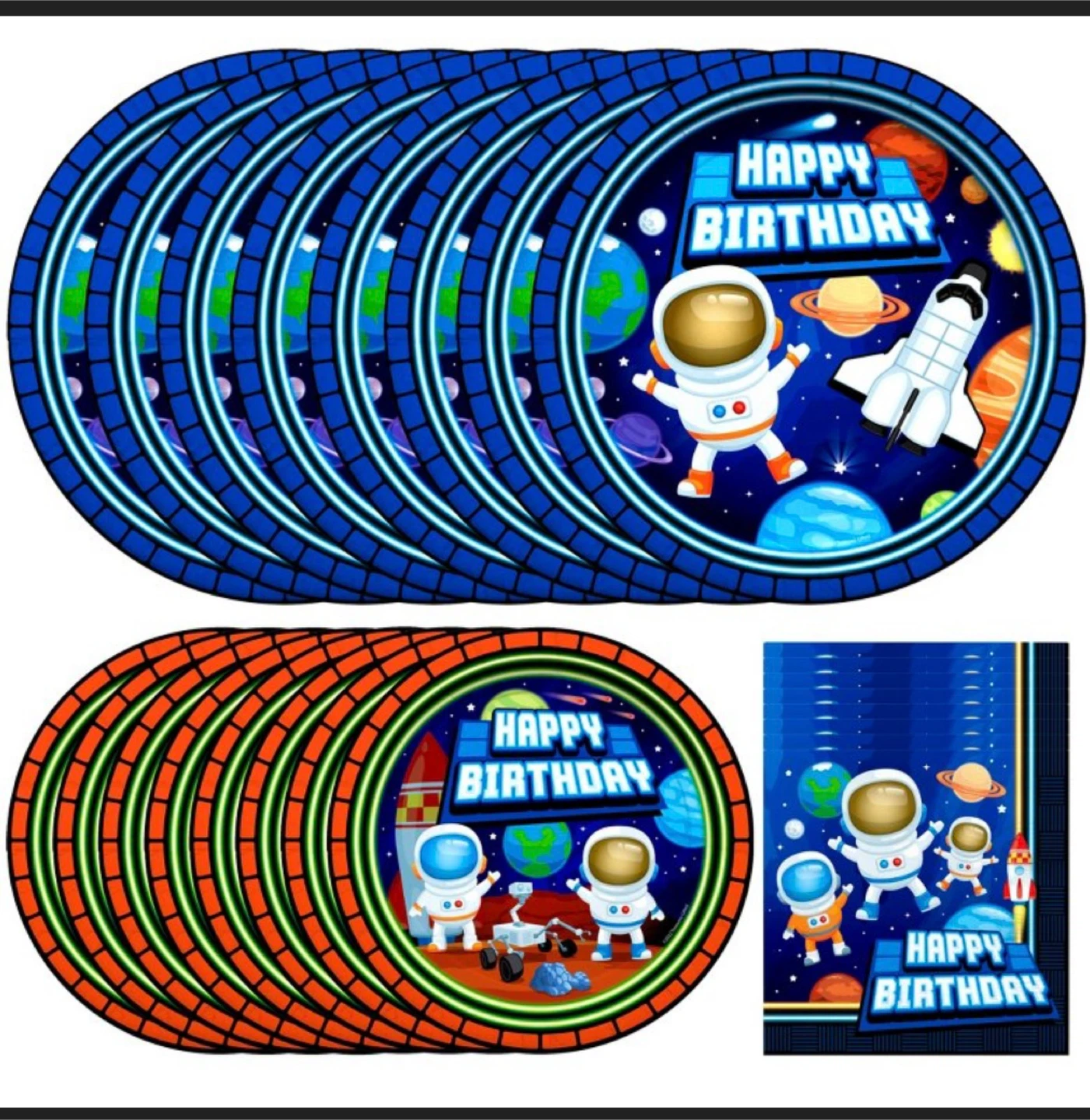 Outer Space Birthday Tableware 16 settings - photo 5