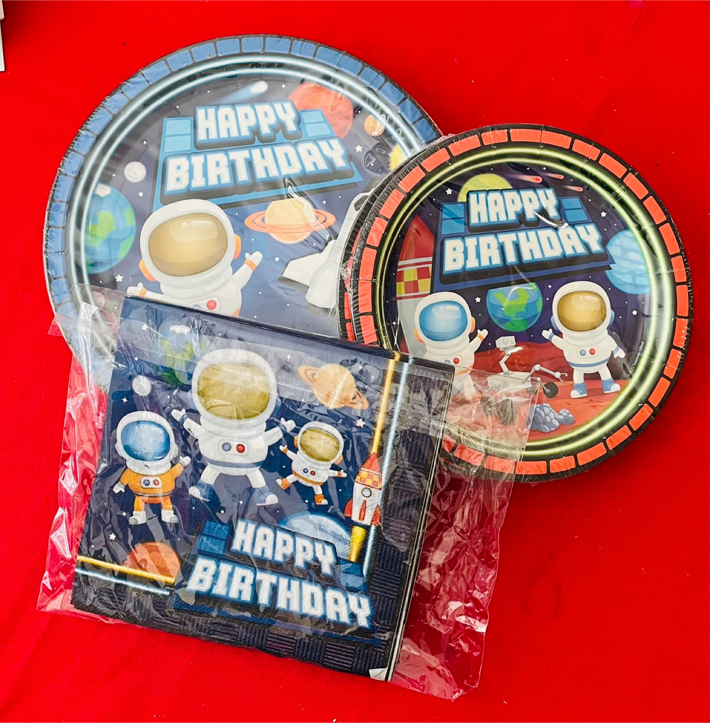 Outer Space Birthday Tableware 16 settings