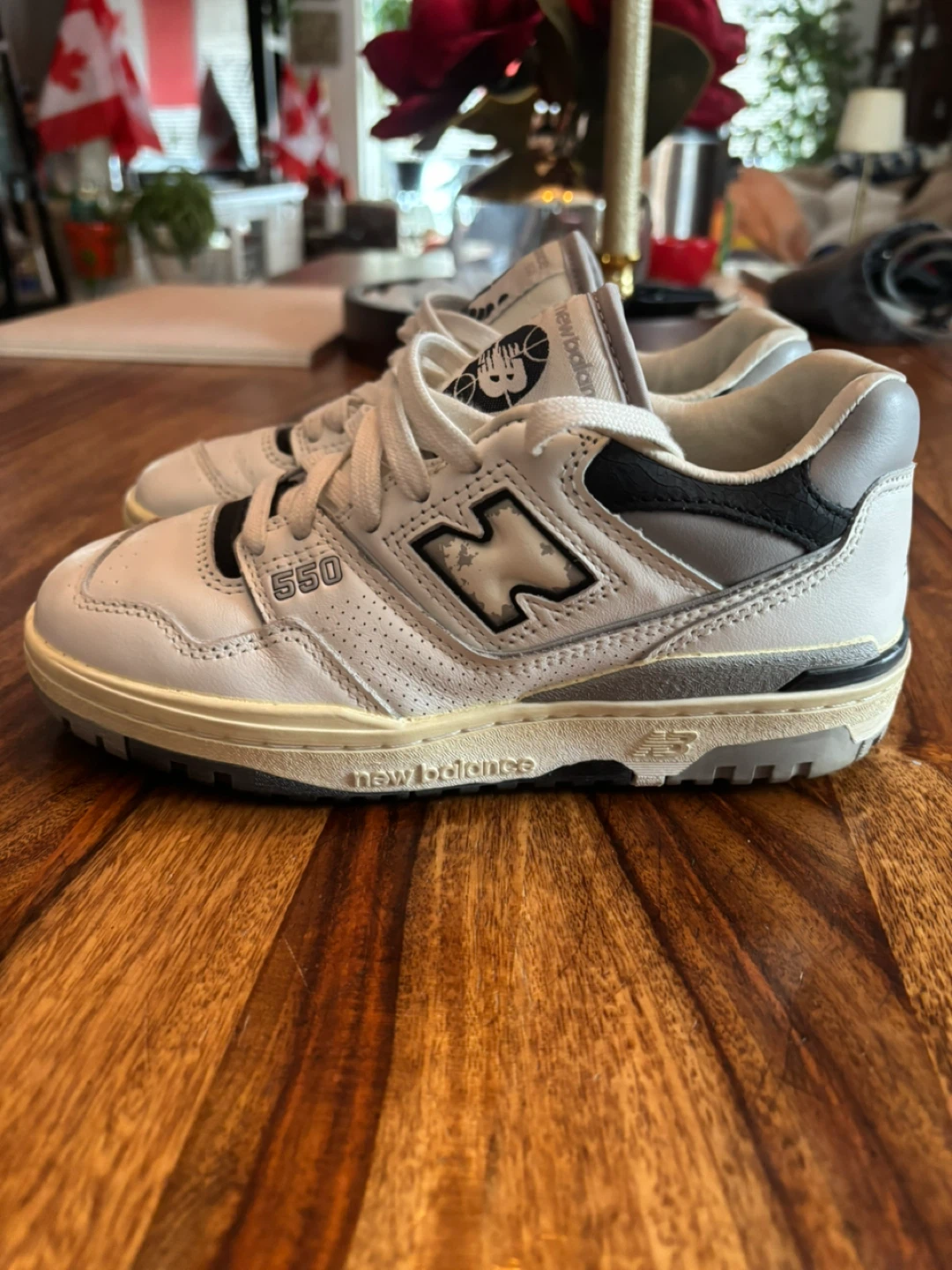 New Balance 550 White Grey Sneakers - photo 2