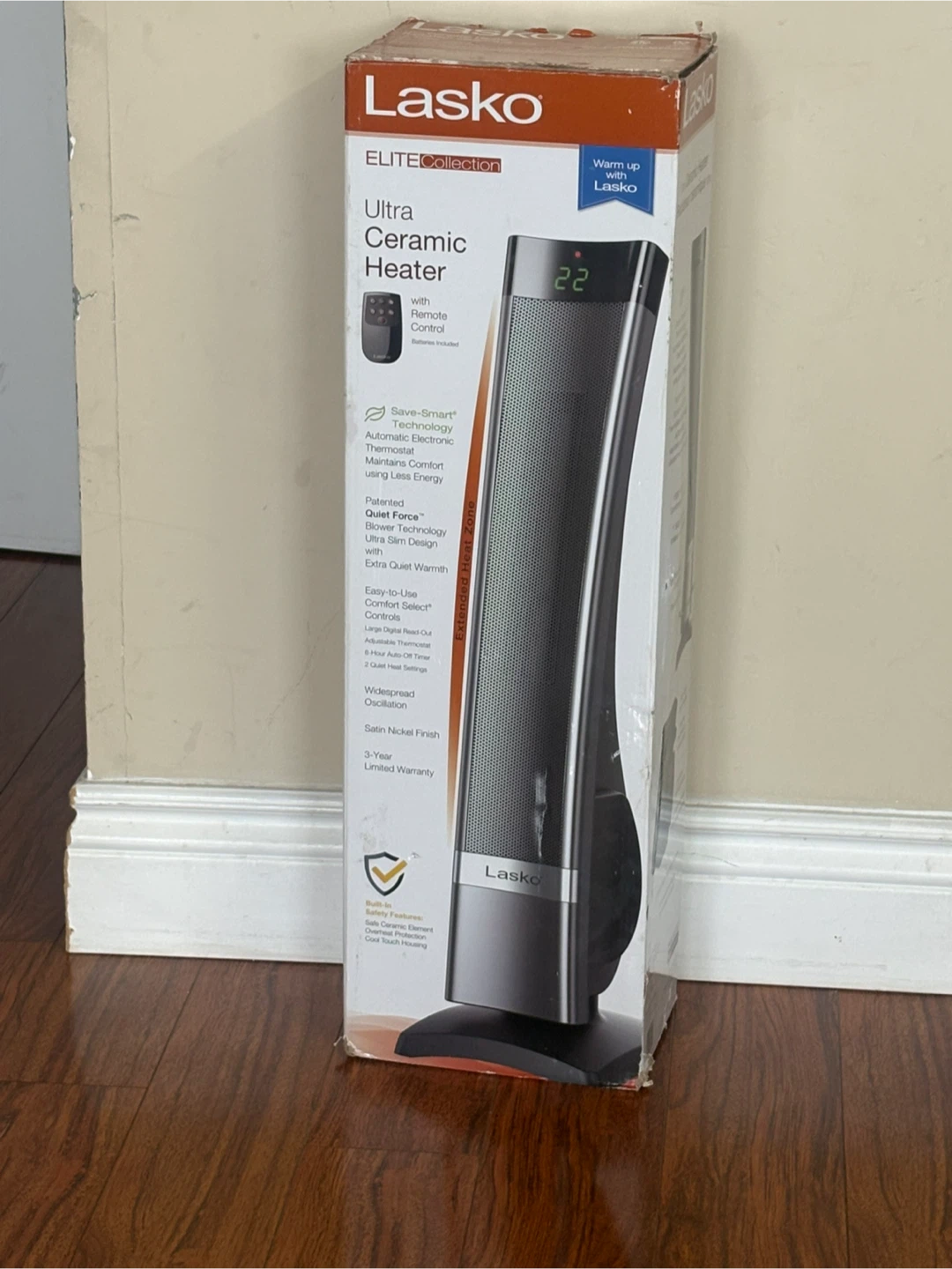 Lasko Ultra Ceramic Heater with Remote Control