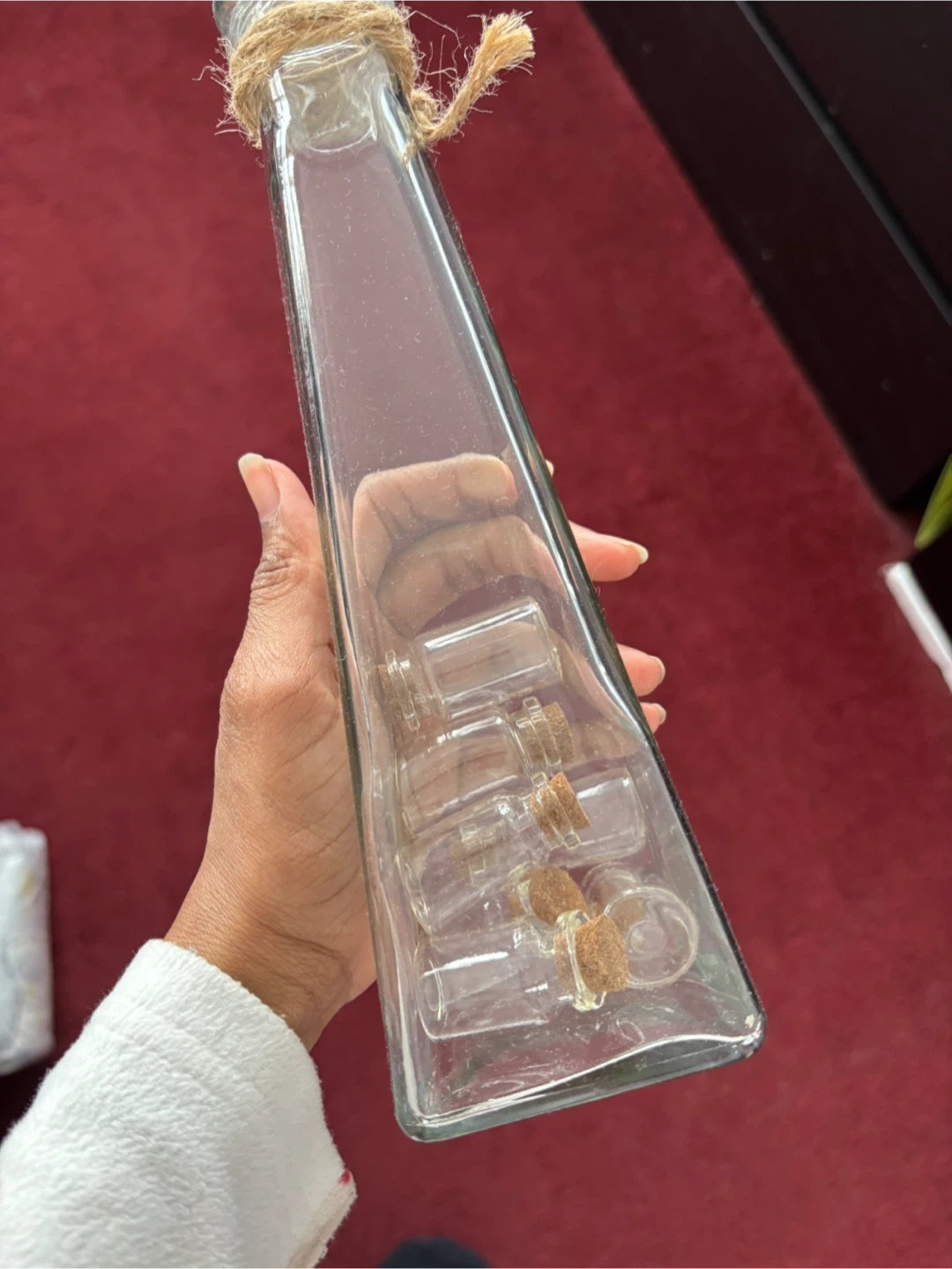 Glass Message Bottles with mini Bottles