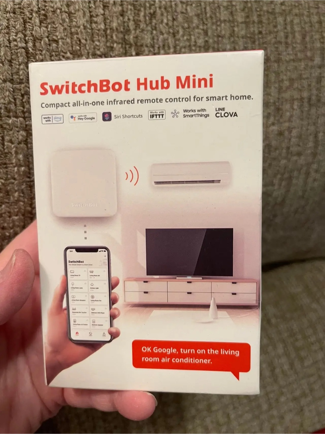 SwitchBot Hub Mini Compact Smart Home Infrared Remote Control