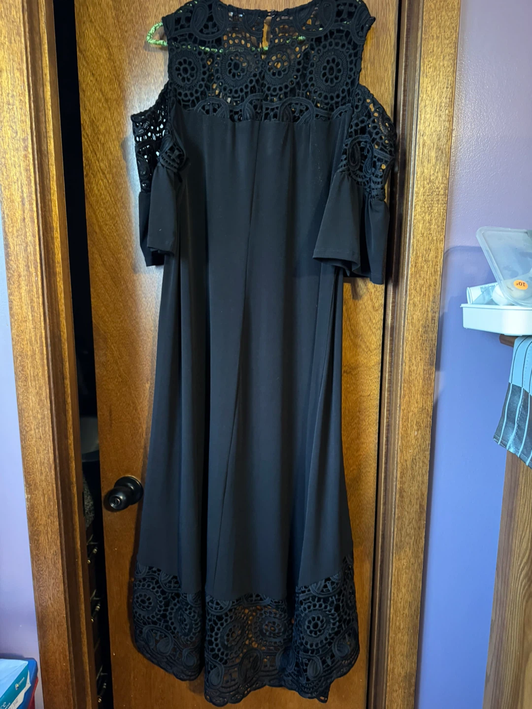Nygard Cold Shoulder Crochet Trim Dress XL/TG - photo 2