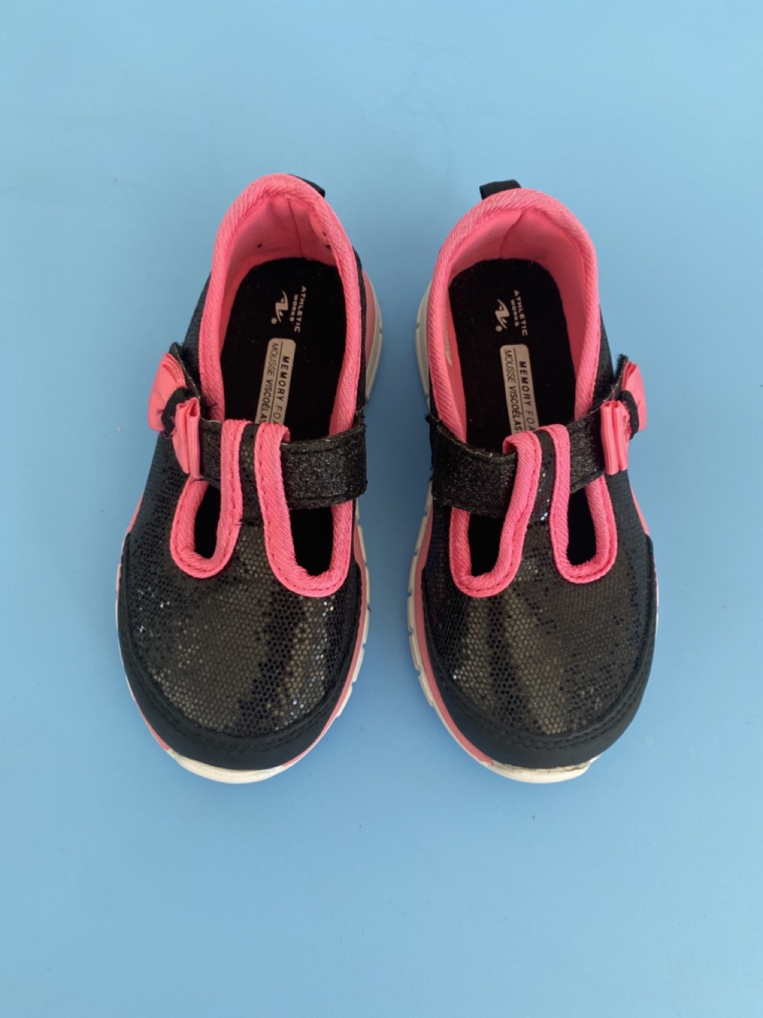 Toddler Girls Glitter Mary Jane Shoes Size 8 - photo 2