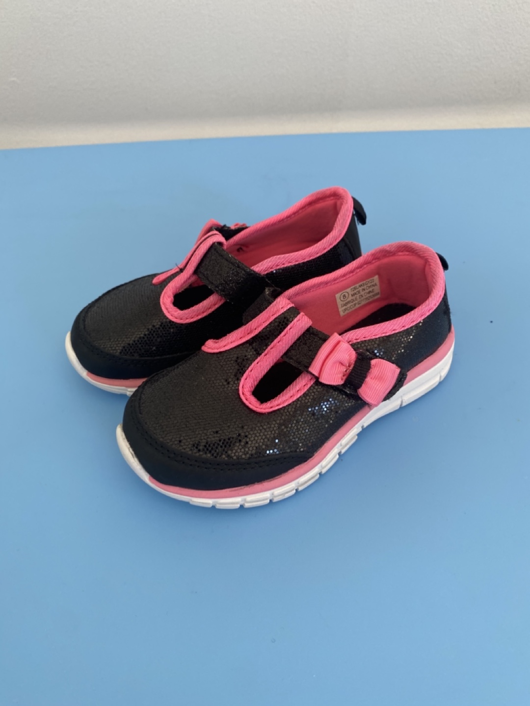 Toddler Girls Glitter Mary Jane Shoes Size 8