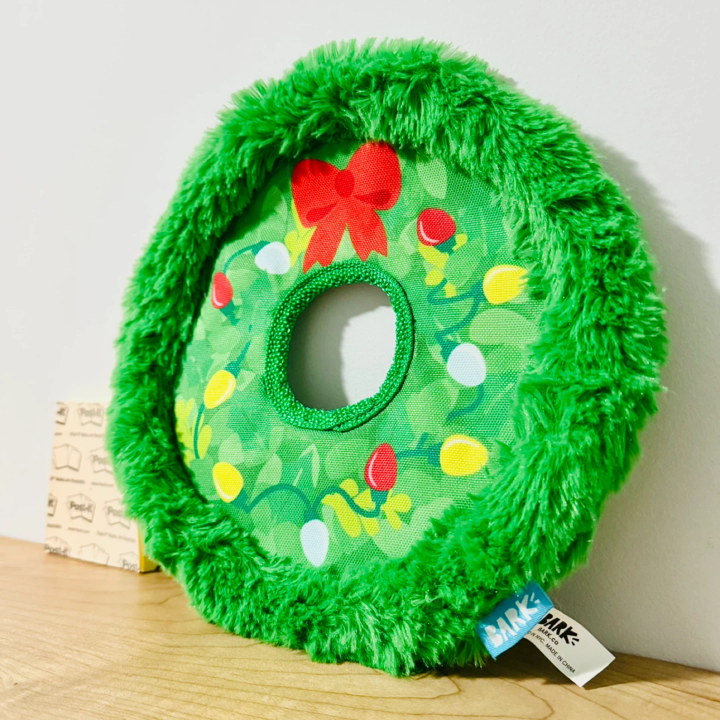Holiday Wreath Disc Dog Toy from Barkbox - Brand New 🥕