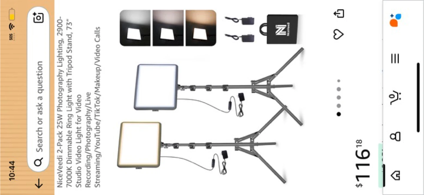 New 2-Pack 25W Photography Lighting Kit