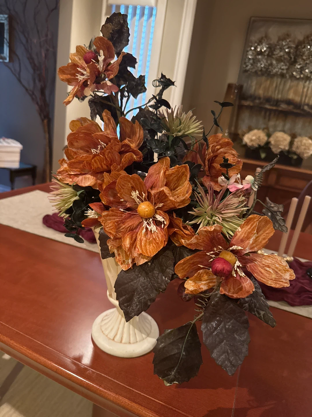 Faux Flower Arrangement