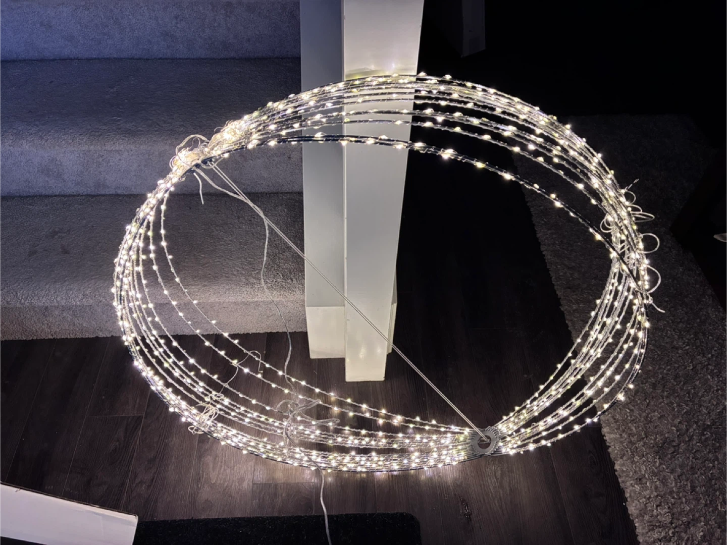MONARCH SILKS 24" Twinkle Hanging Sphere - Warm White - photo 2