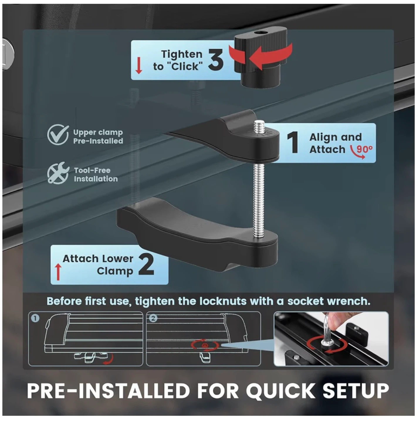 Alpinista Ski and Snowboard Roof Rack - photo 4