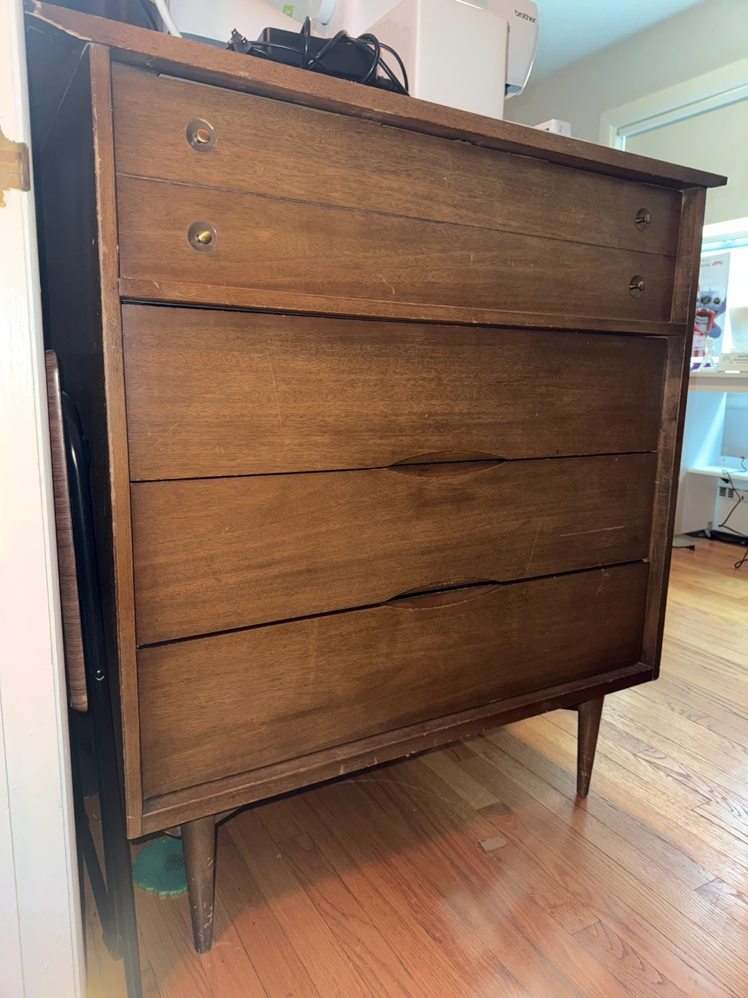 Mid-Century Modern Wood Dresser