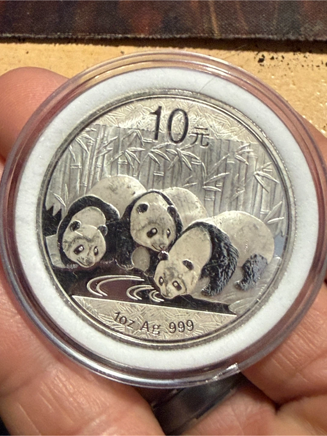 2013 China Panda 1 oz .999 Silver Coin