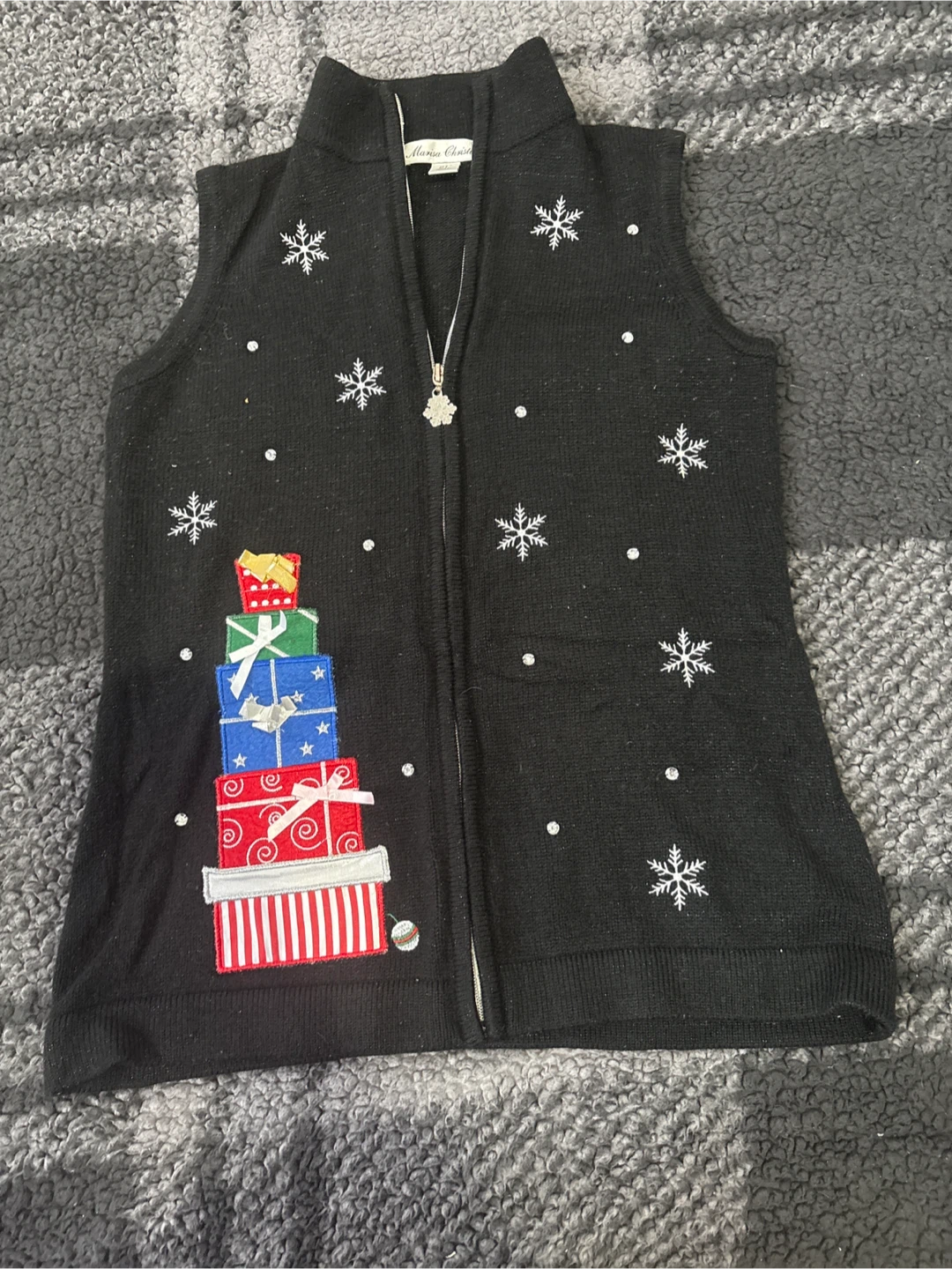Christmas Sweater Vest - Small