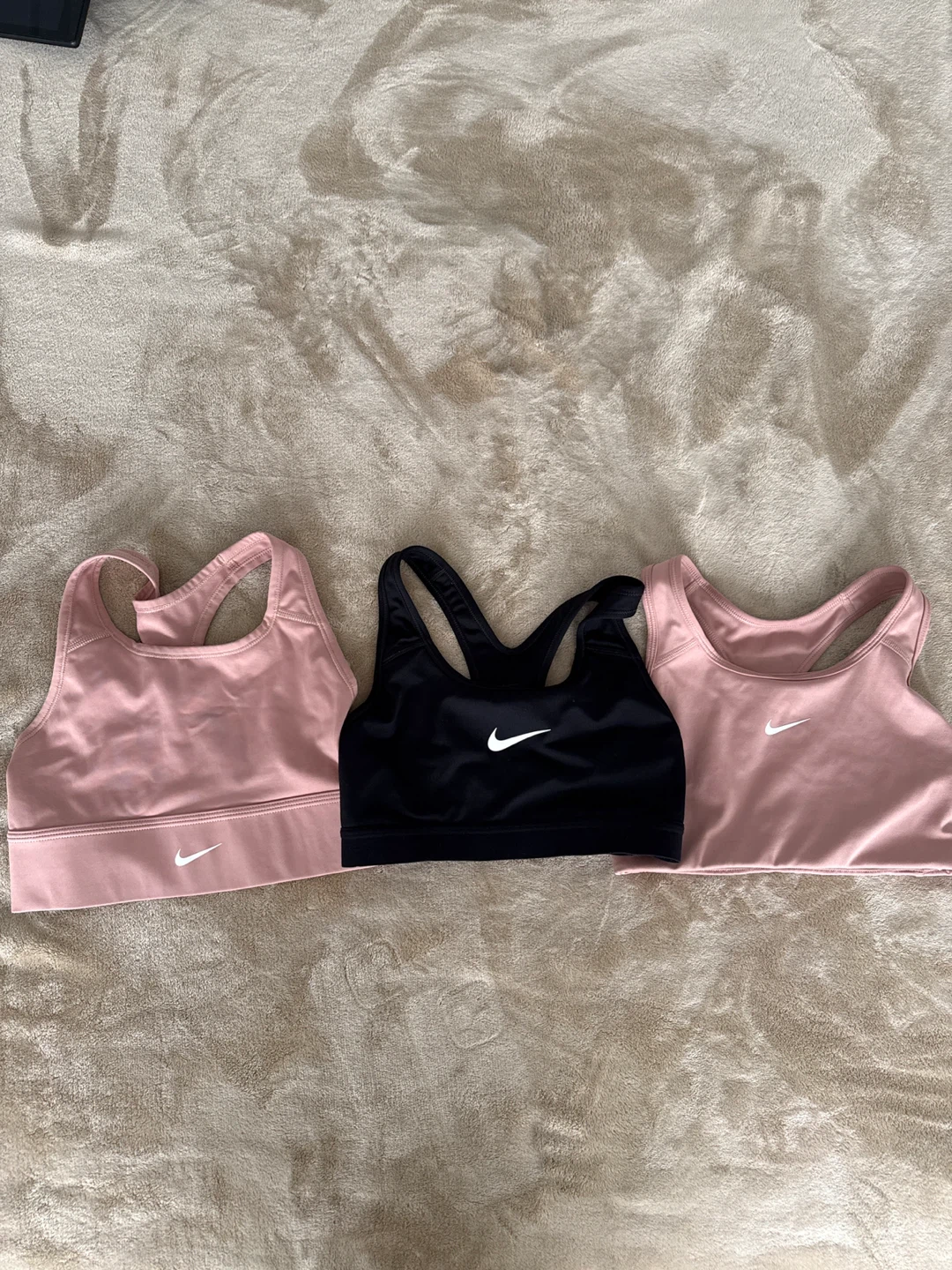 3 Nike Sports Bras (Pink and Black)