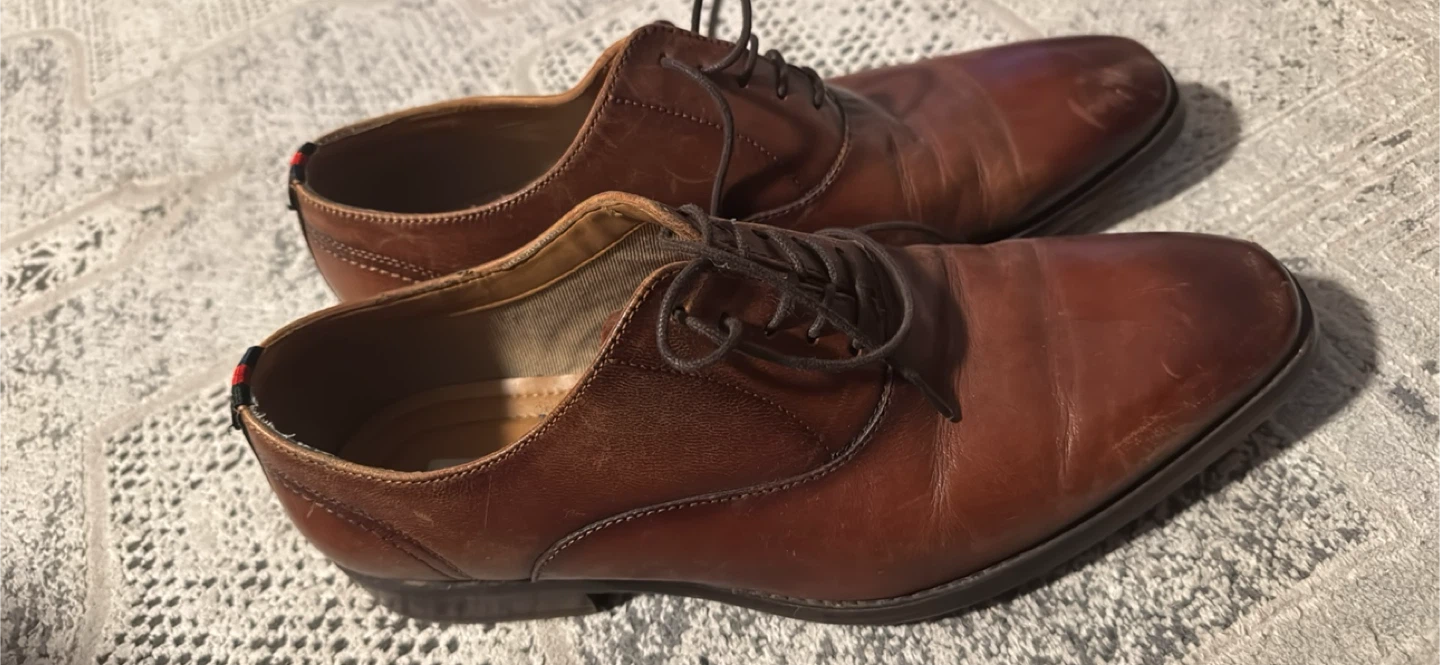 Steve Madden Men's Brown Leather Dress Shoes