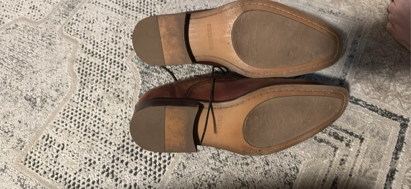 Steve Madden Men's Brown Leather Dress Shoes - photo 3