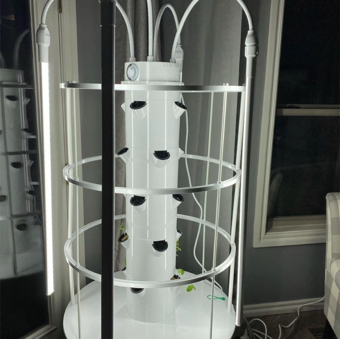 Indoor/Outdoor Tower Garden Vertical Aeroponic Growing System - photo 2