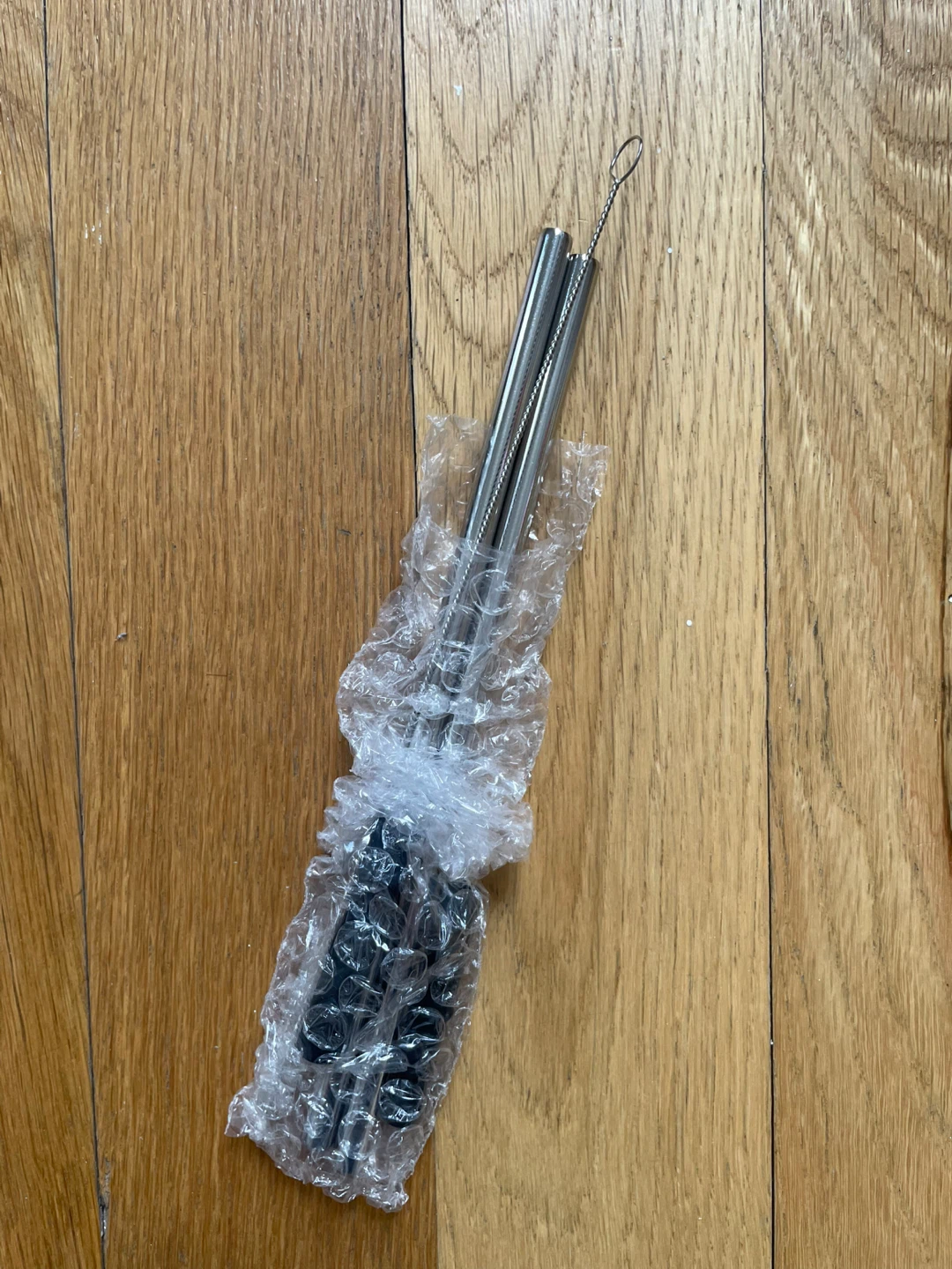 Stainless Steel Reusable Straws with Cleaning Brush - photo 2