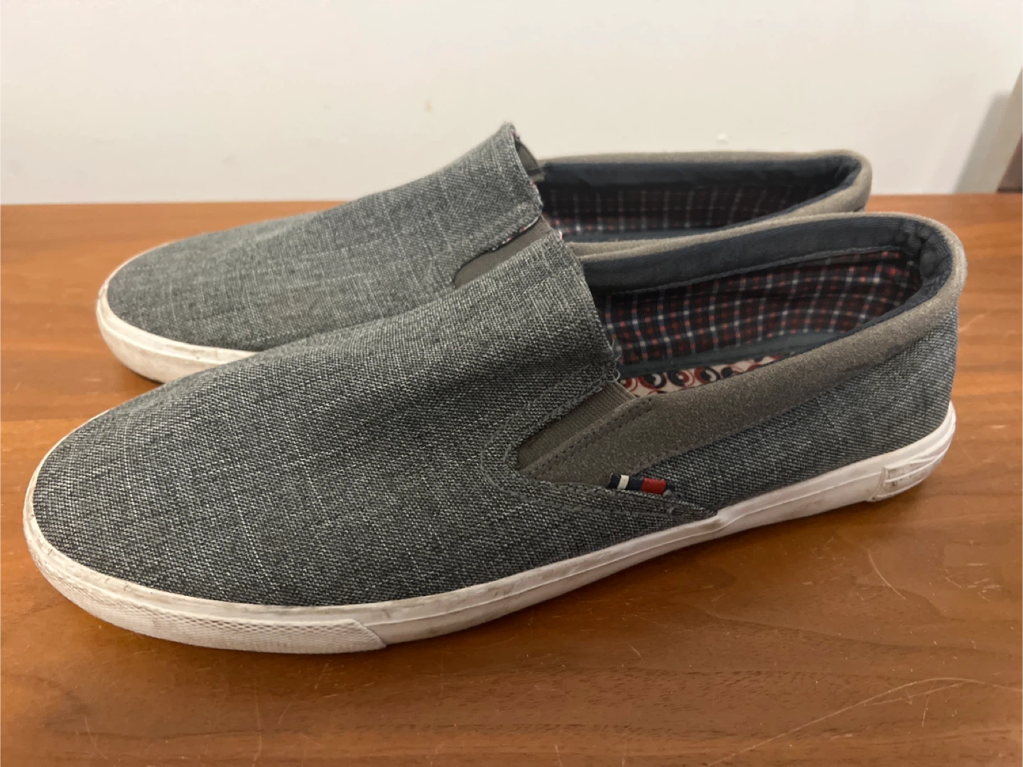 Ben Sherman Men's Grey Slip-On Shoes