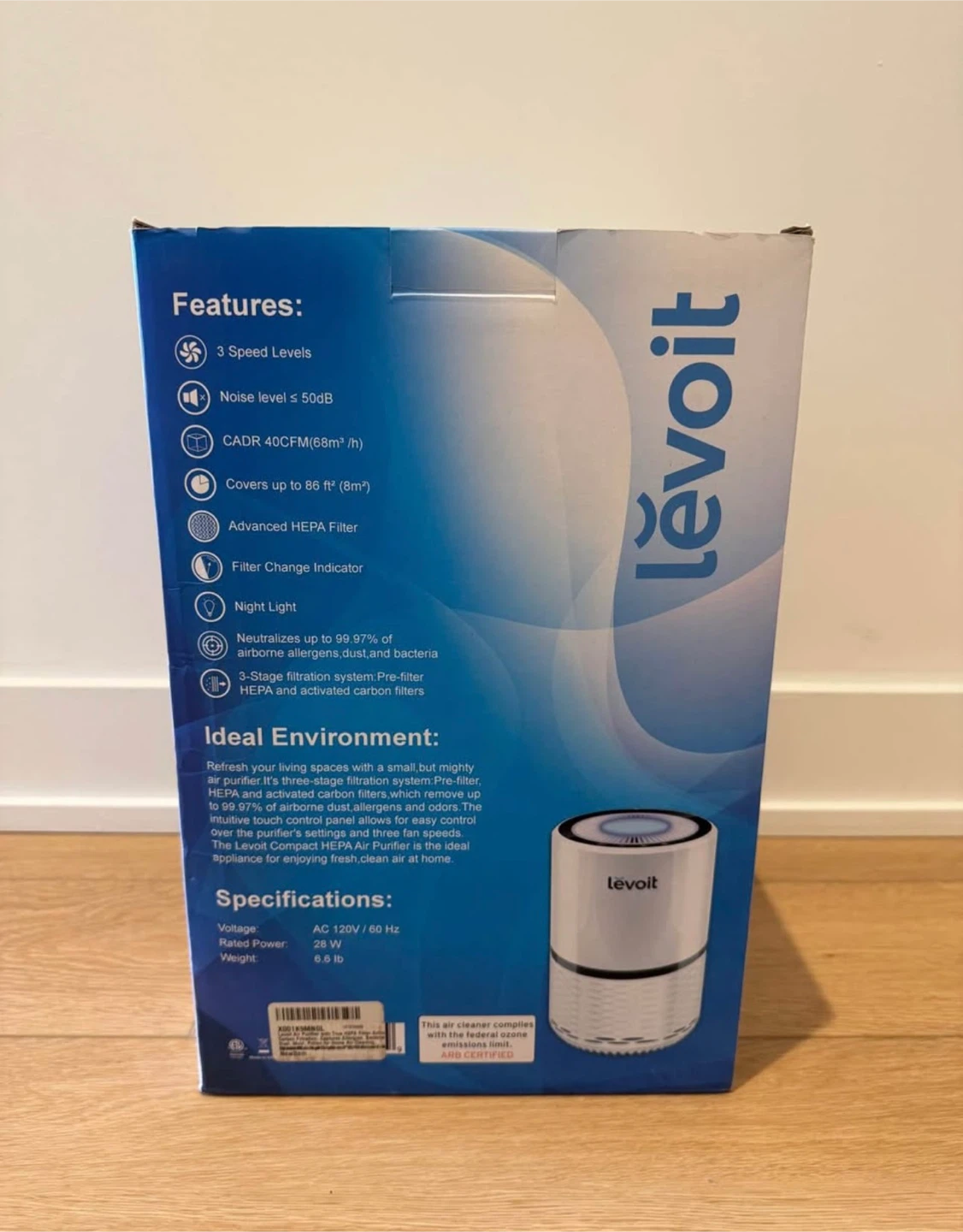Levoit LV-H132 Compact HEPA Air Purifier - photo 2