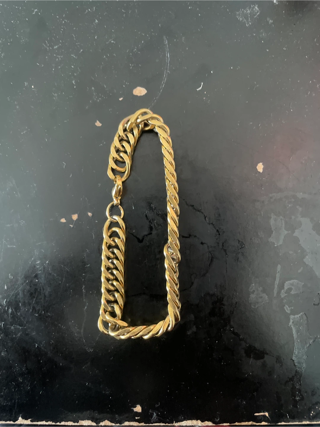 Gold Tone Chain Bracelet