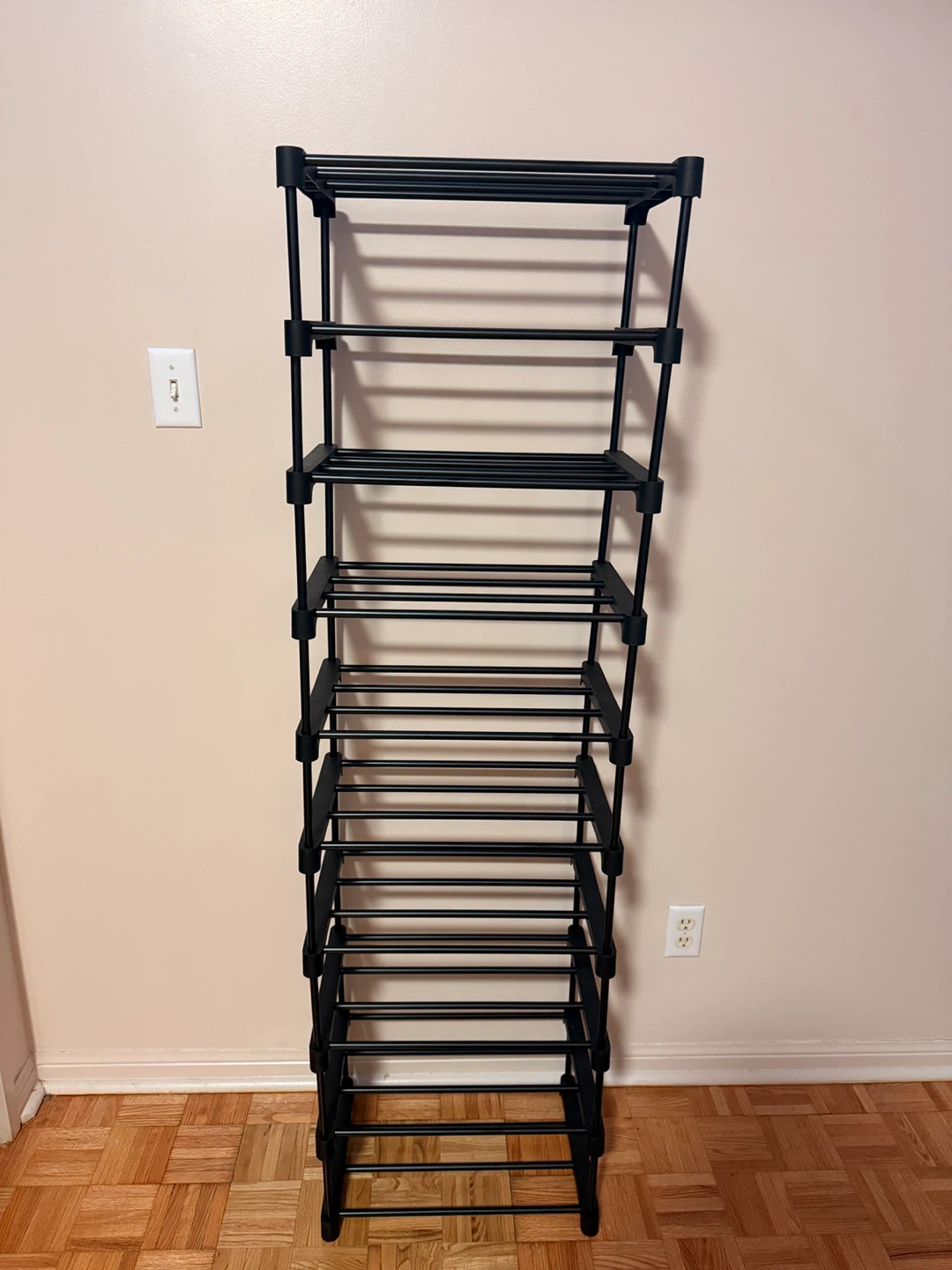 Black Tier Shoe Rack
