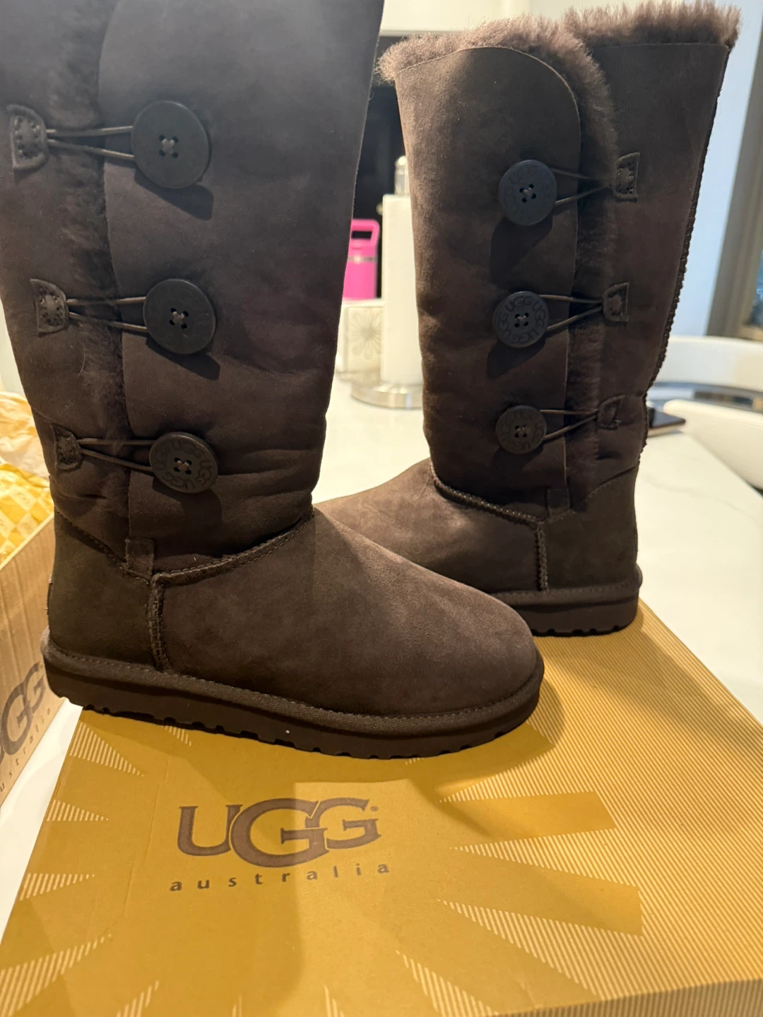 UGG Women's Bailey Button Triplet Boots Size 7 BNIB - photo 2