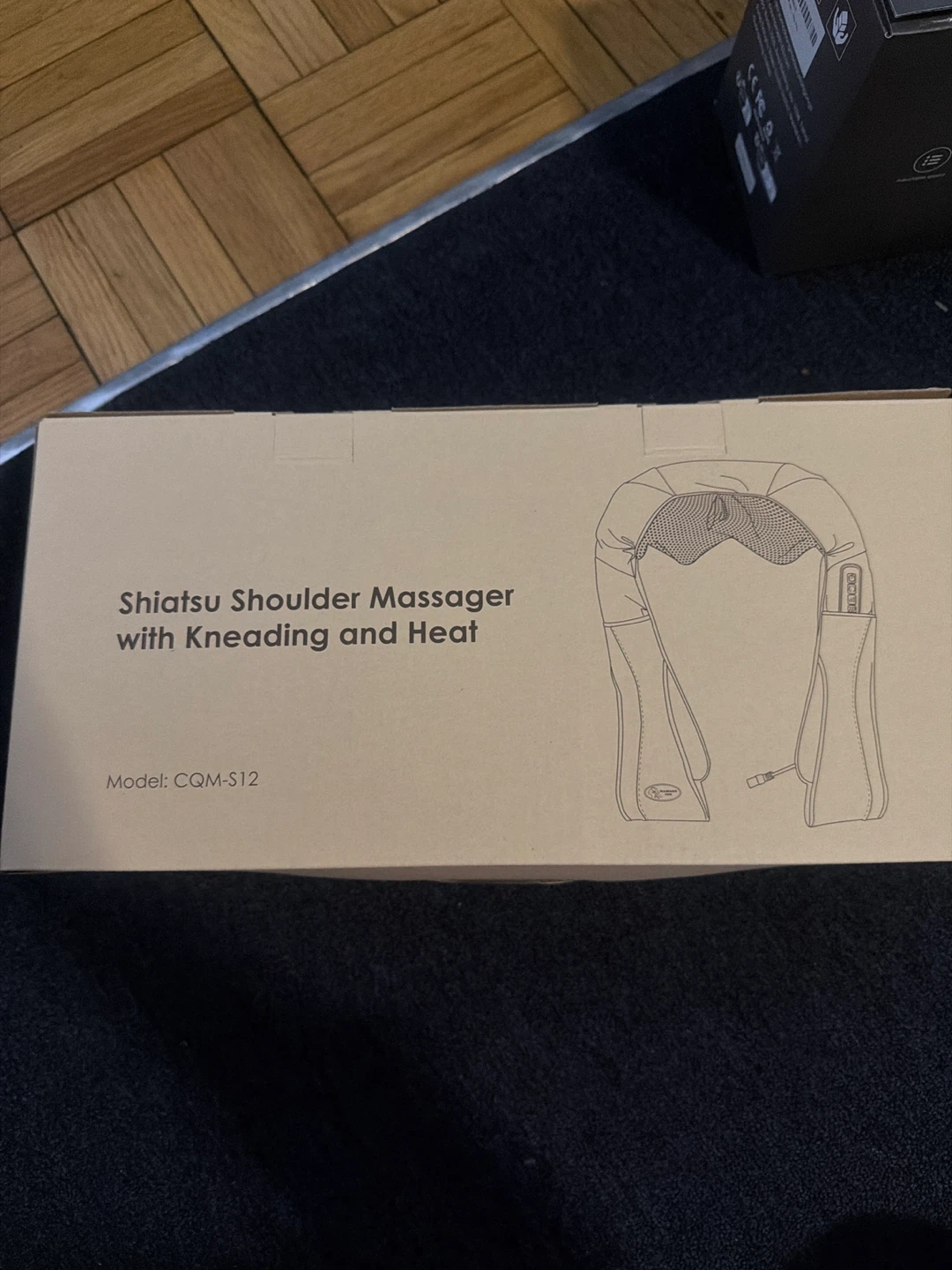 Shiatsu Shoulder Massager with Kneading and Heat - Model CQM-S12
