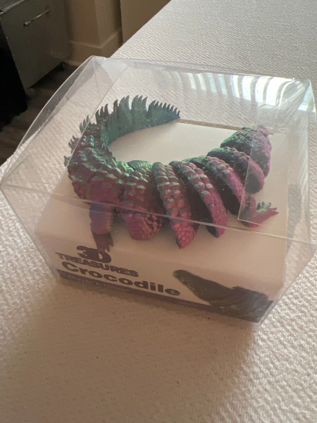 3D Treasures Crocodile Fidget Toy