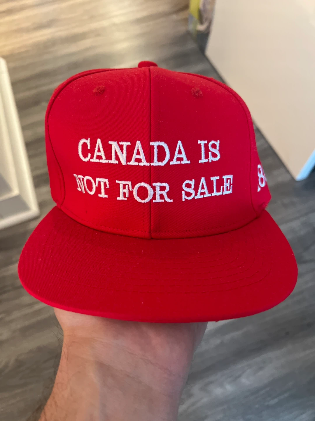 Red Canada Is Not For Sale Baseball Cap