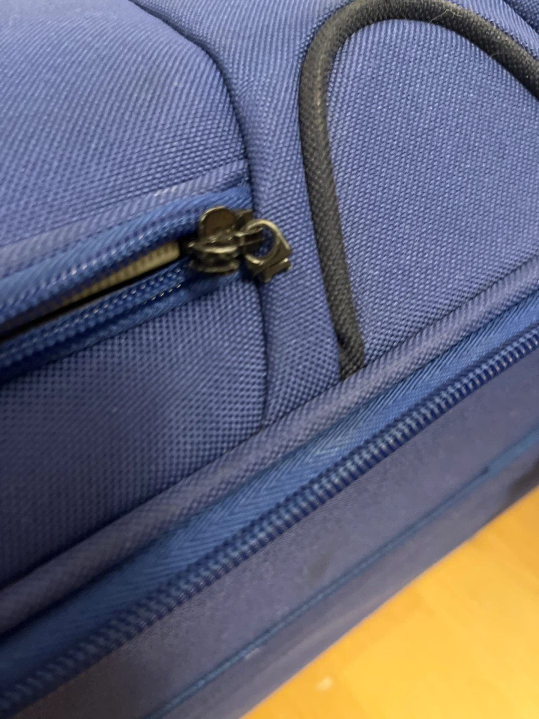 Blue Hilton Luggage (broken) - photo 3
