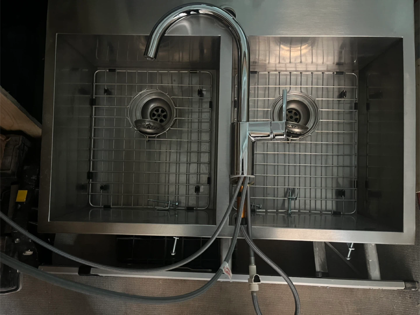 Stainless Steel Double Bowl Kitchen Sink - photo 2