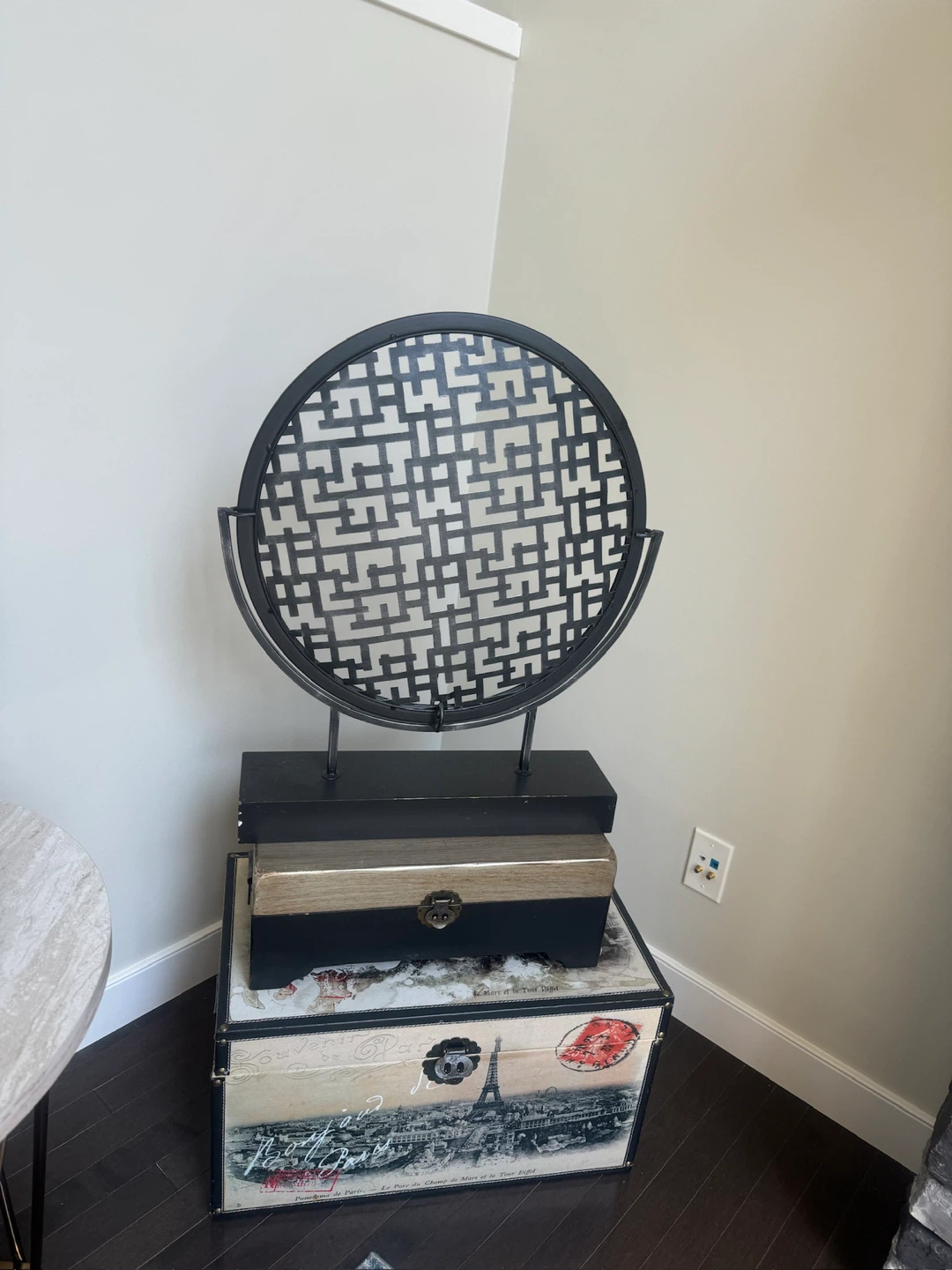 Decorative Round Metal decor staging decor sale
