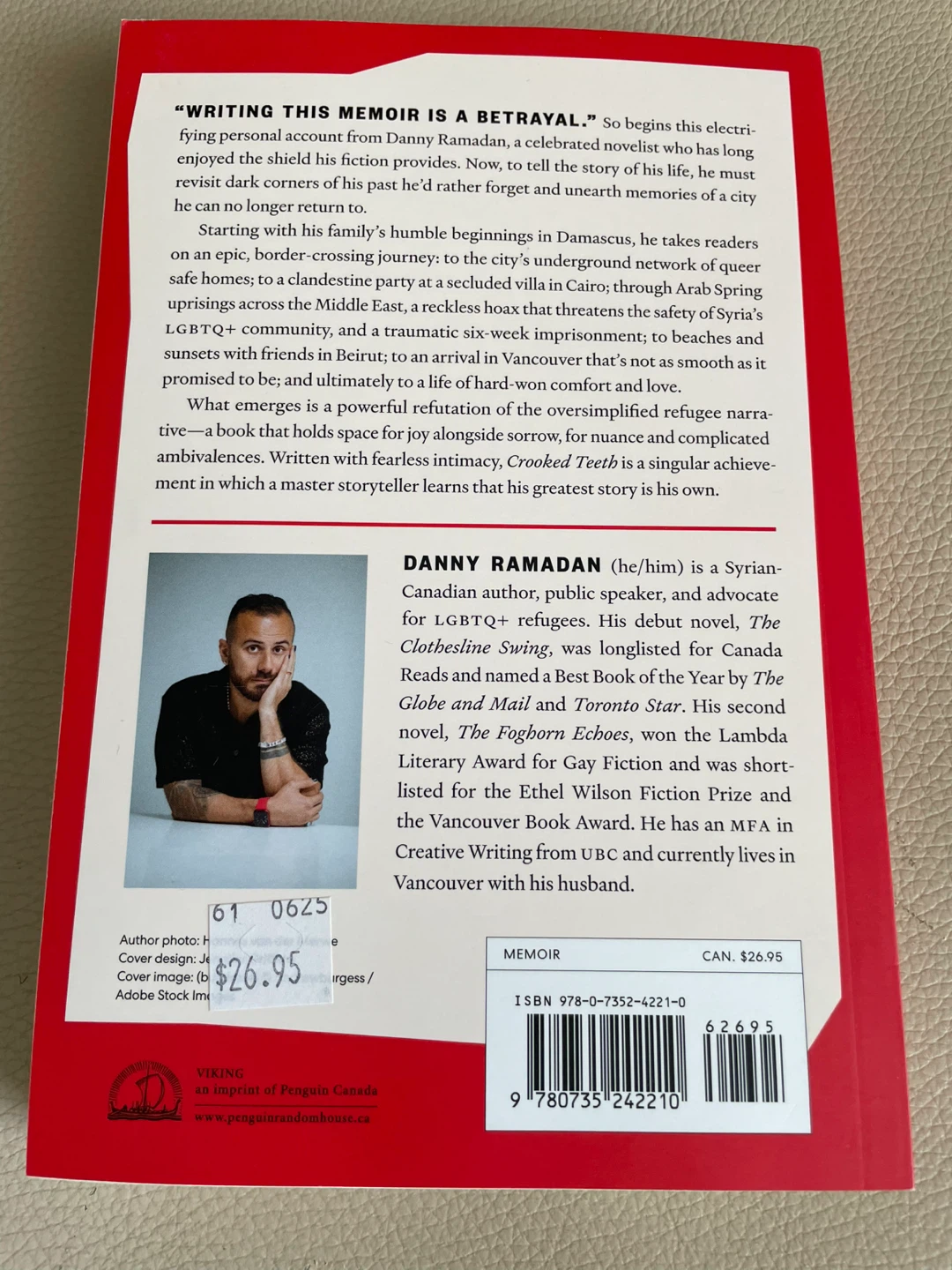 Crooked Teeth: A Queer Syrian Refugee Memoir by Danny Ramadan - photo 2