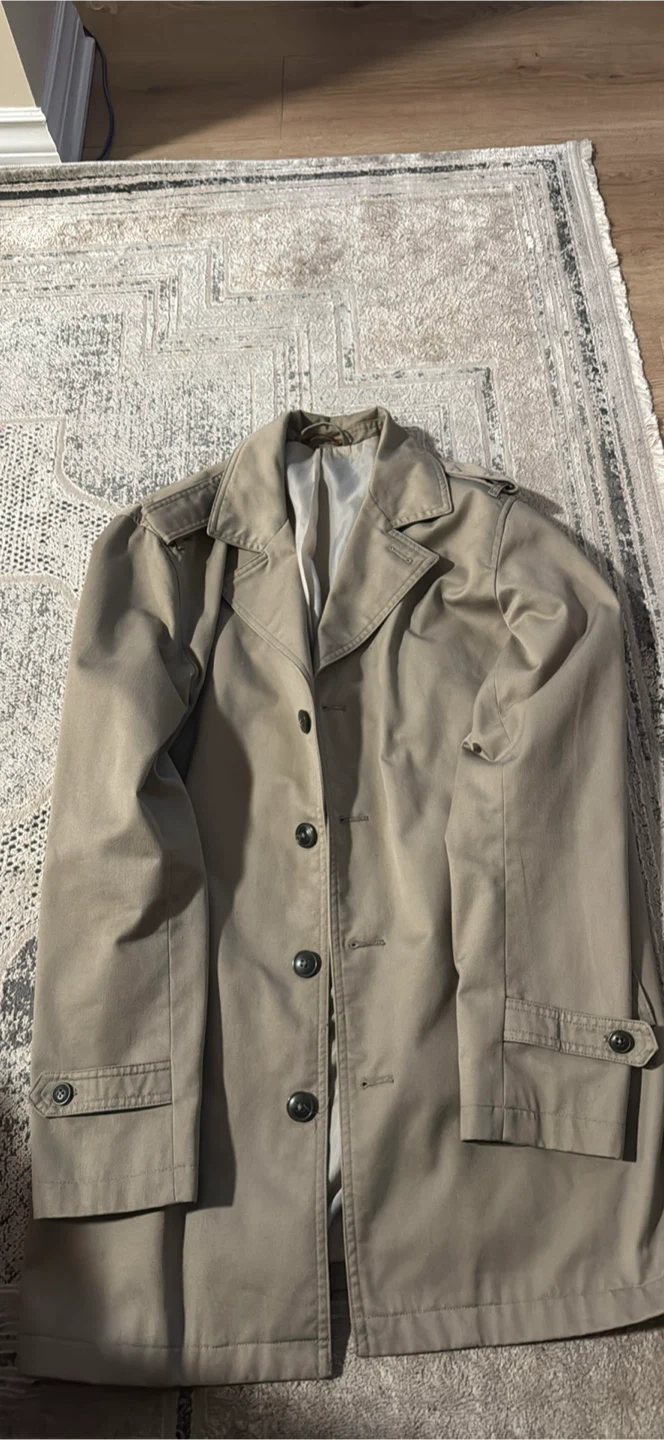 Jack & Jones Men's Tan Trench Coat