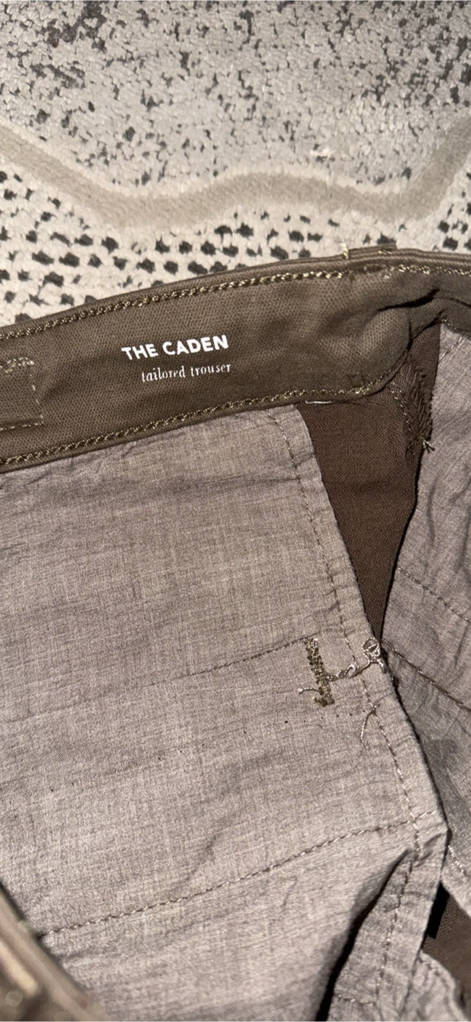 The Caden Tailored Trouser Pants Brown Size 31 - photo 3