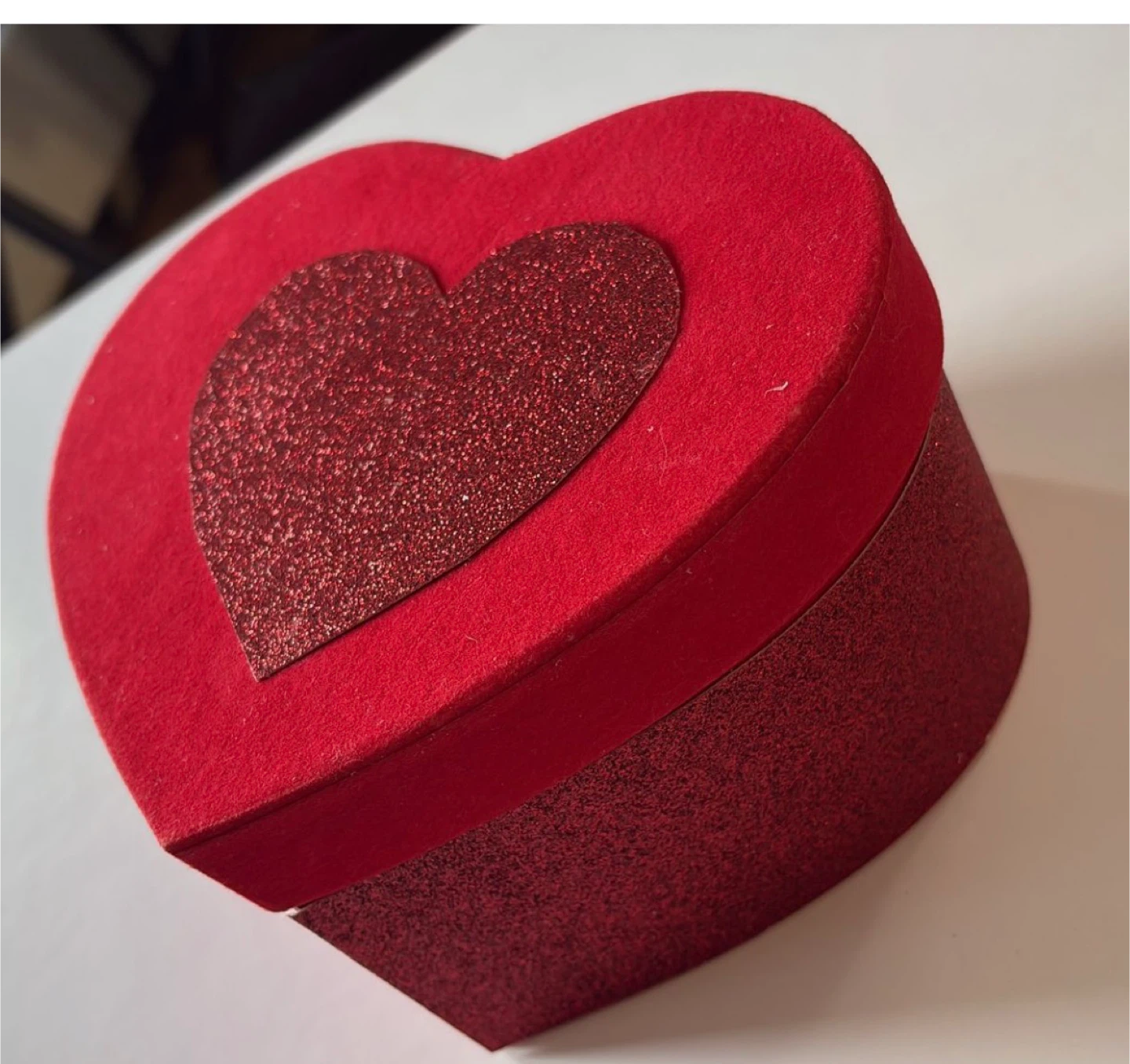 Red Heart Shaped Gift Box