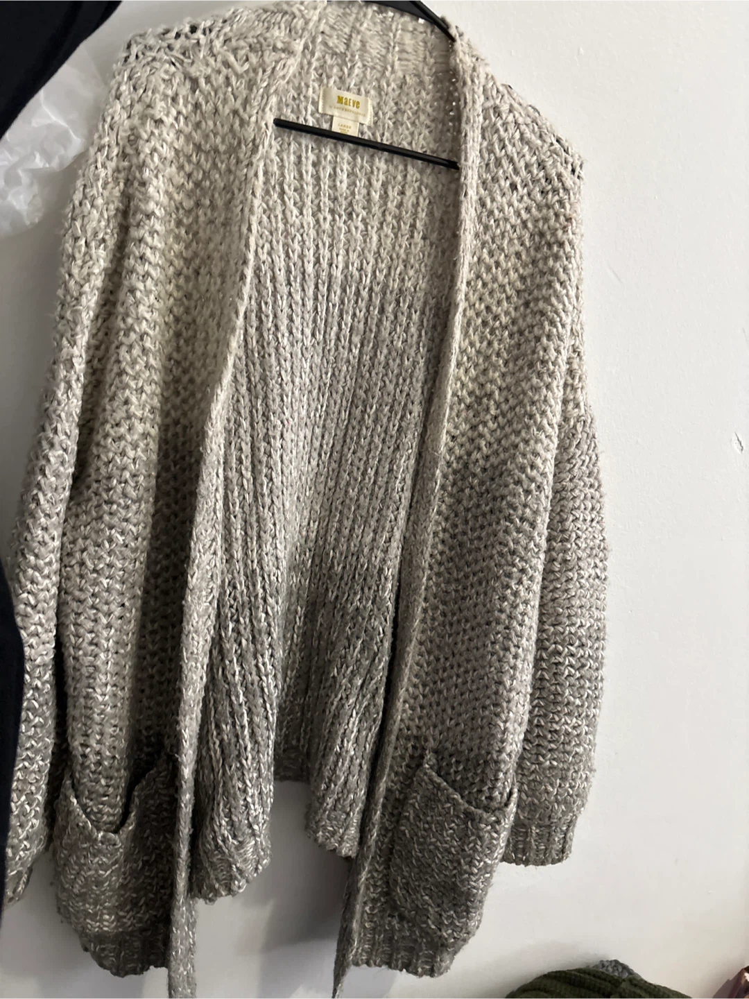 Heavy Crochet Cardigan - Large (Women) - photo 2