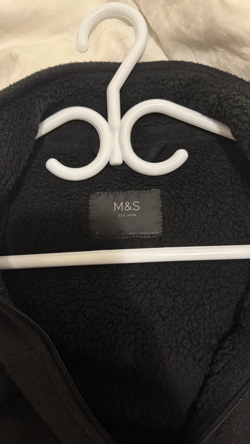 M&S Charcoal Fleece Jacket - photo 3