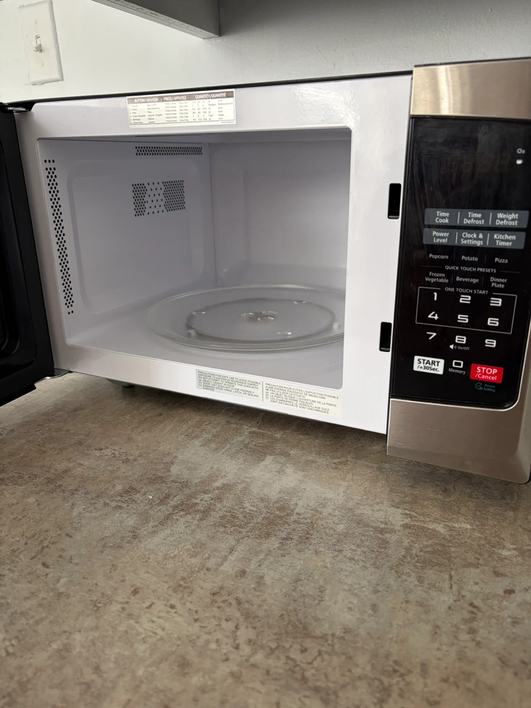 Toshiba Stainless Steel Microwave Oven - photo 2